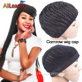 Black Box Braided Cornrow Wig Caps na May Suklay